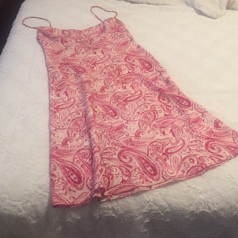 Pink paisley sundress